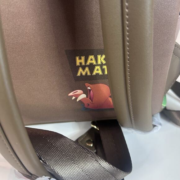 The Lion King Limited Edition Hakuna Matata Grubs Mini Backpack Timon Pumba - Picture 9 of 15